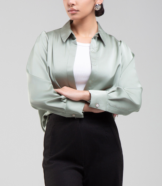 شومیز ساتن زنانه کد 701564