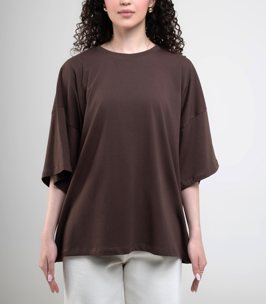 تیشرت لانگ بیسیک زنانه کد 702529