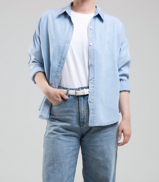 شومیز زنانه طرح جین کد 701703 1