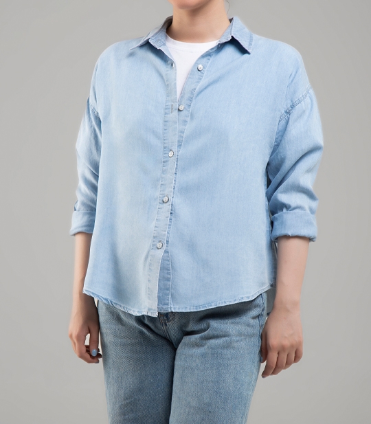 شومیز زنانه طرح جین کد 701703 1