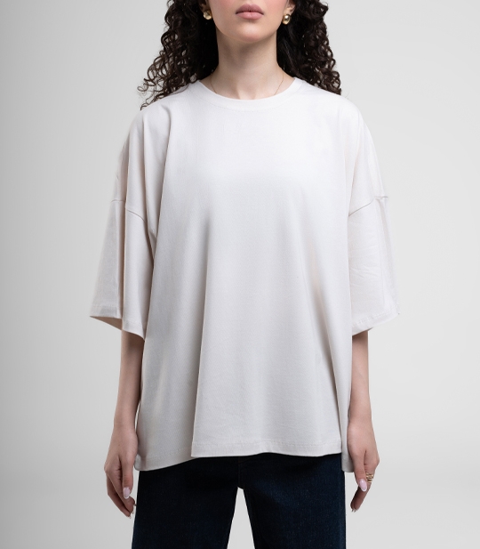 تیشرت لانگ بیسیک زنانه کد 702529 3