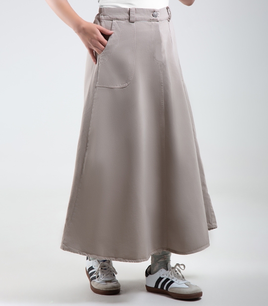 دامن کتان زنانه کد 402124 1