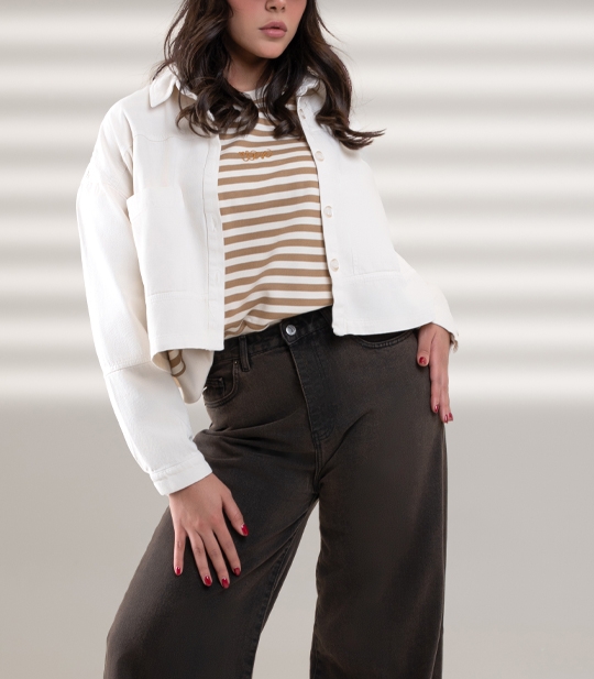 کت کتان کوتاه زنانه کد 509105 1