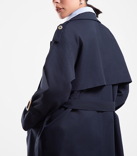 بارانی بلند زنانه کد 104013 1