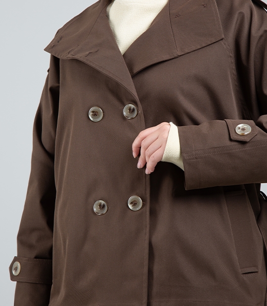 بارانی کوتاه زنانه کد 101019 1