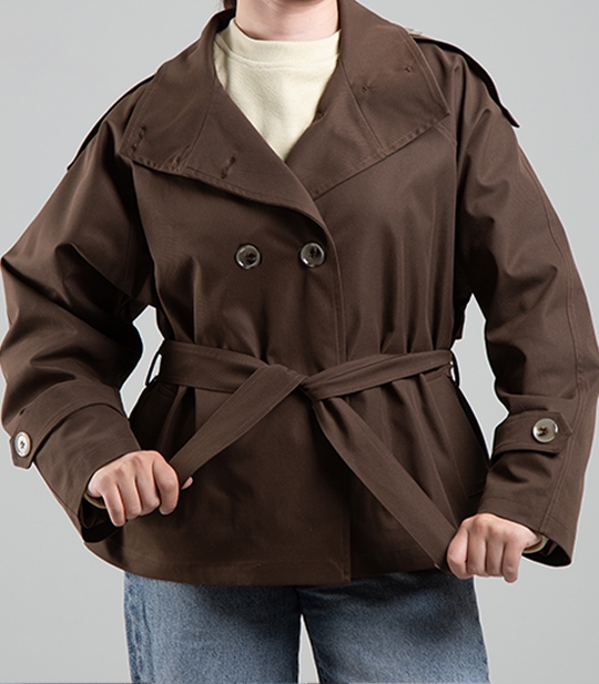 بارانی کوتاه زنانه کد 101019 1