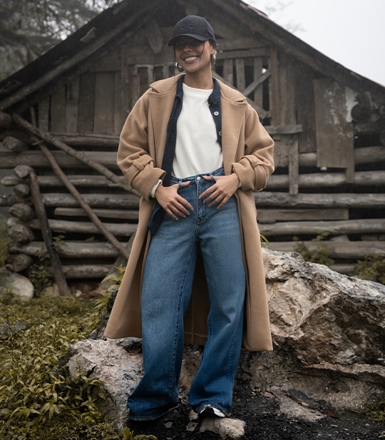 پالتو بلند زنانه کد 802003 1