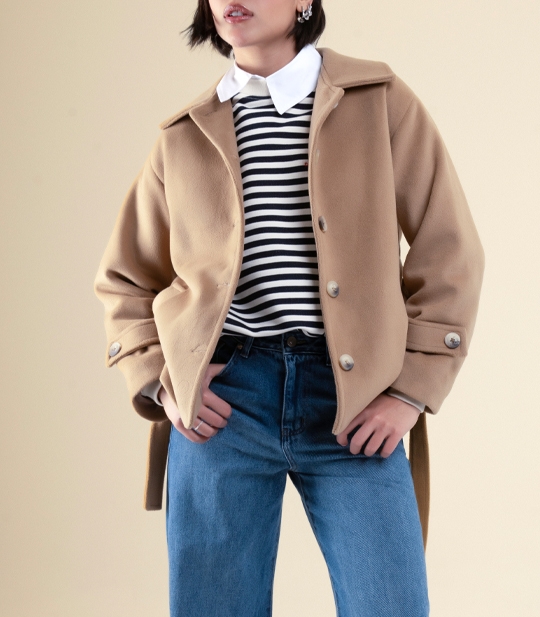 پالتو کوتاه زنانه کد 801007 1