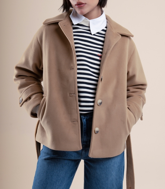 پالتو کوتاه زنانه کد 801007 1