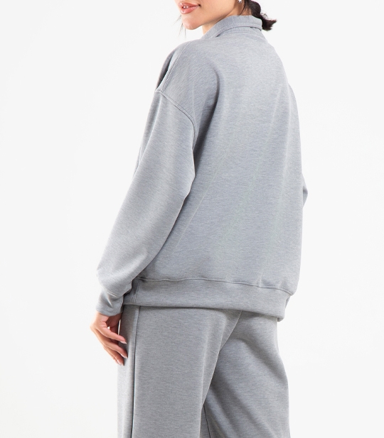 بلوز نیم زیپ زنانه کد 715227 1