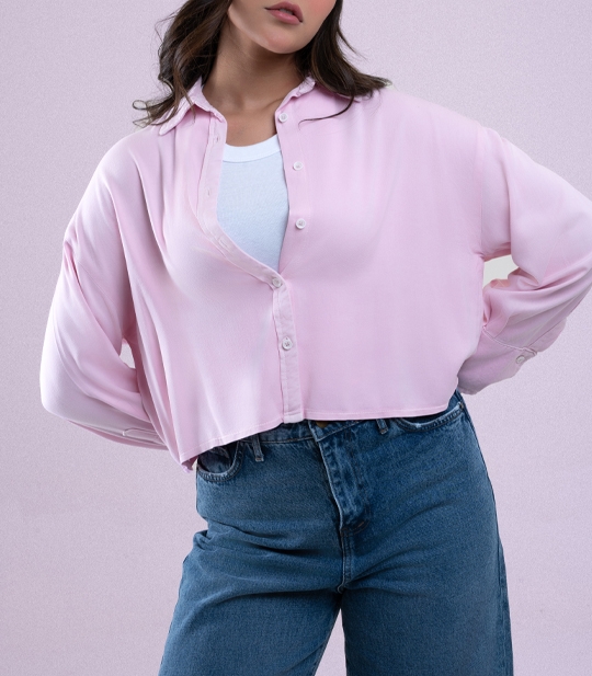 شومیز کراپ زنانه کد 711047 1