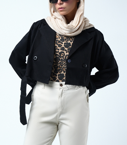 کت کوتاه زنانه کد 509032 1