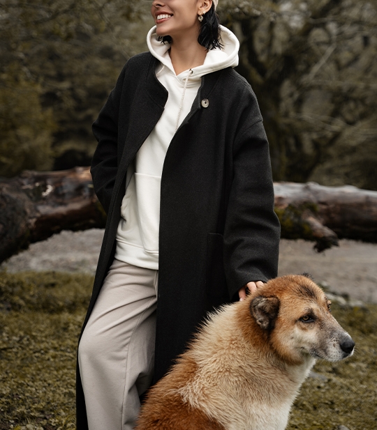 پالتو زنانه کد 802001 1