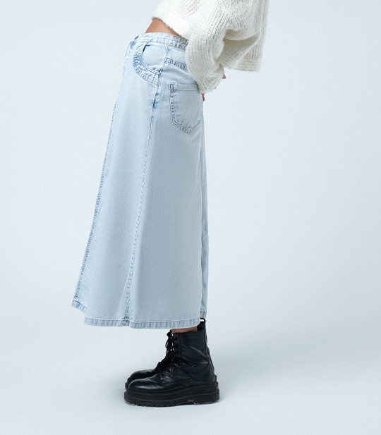 دامن جین زنانه کد 406011 1