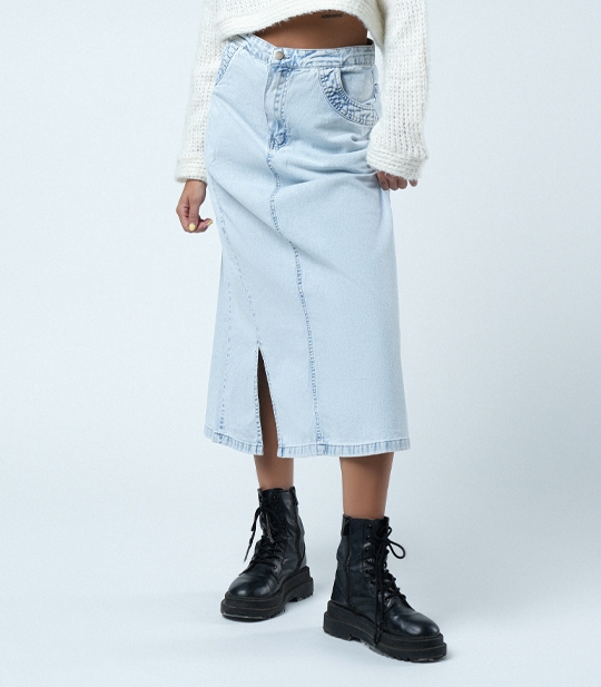 دامن جین زنانه کد 406011 1