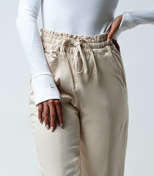 شلوار کتان زنانه کد 302117 1