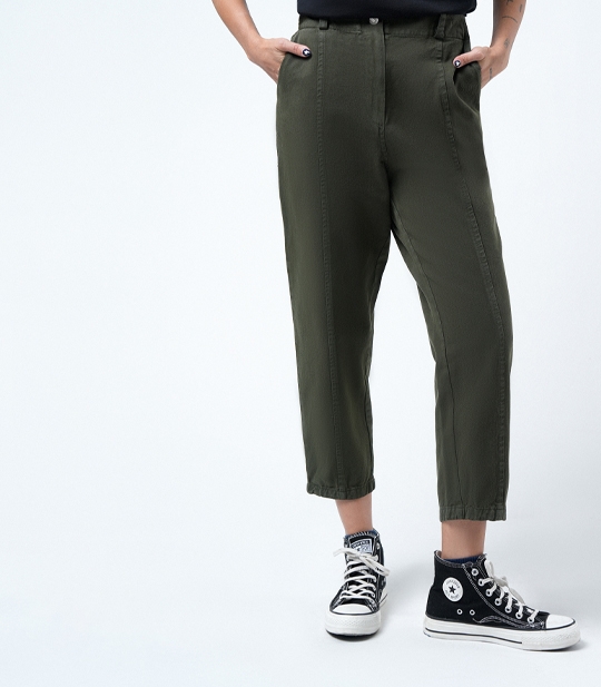 شلوار کتان زنانه کد 302247 1