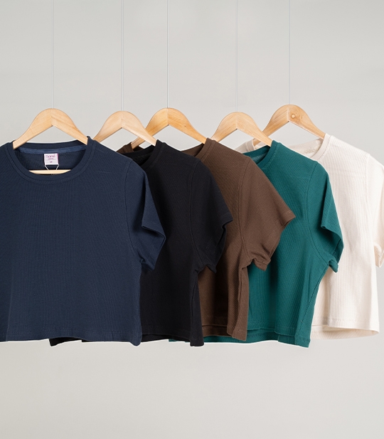 تیشرت کراپ زنانه کد 712125 1