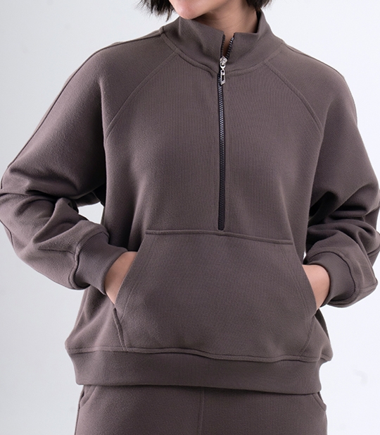 بلوز نیم زیپ زنانه کد 715218 1