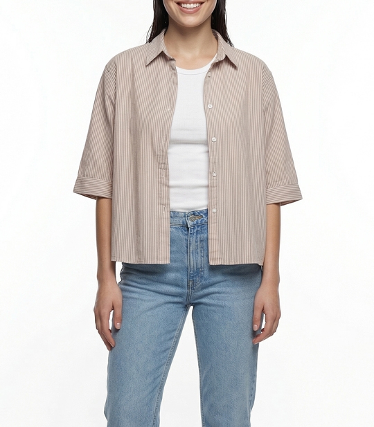 شومیز زنانه راه راه کد 701658 1