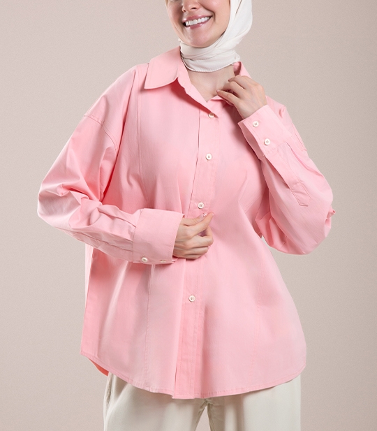 شومیز مانتویی زنانه کد 501471 1