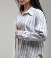 شومیز راه راه زنانه کد 501503 1