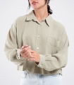 شومیز کراپ بیسیک زنانه کد 711054 1