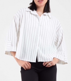 شومیز زنانه راه راه کد 701606
