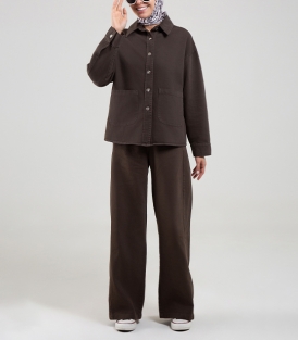 شلوار کتان زنانه کد 310091