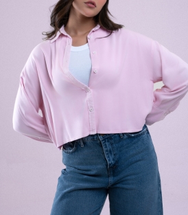 شومیز کراپ زنانه کد 711047