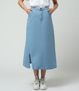 دامن جین زنانه کد 406011