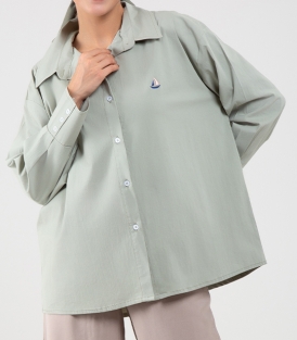 شومیز زنانه گلدوزی قایق کد 501473  1